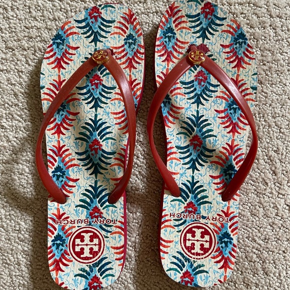 TORY BURCH flip flop sandals - Picture 1 of 4